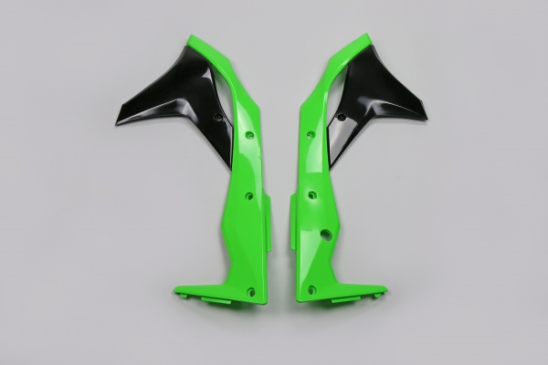 Radiator Covers OEM Color 17-18 & 20 for Kawasaki KX 250 F (2017-20) - KX 250 (2019-20)